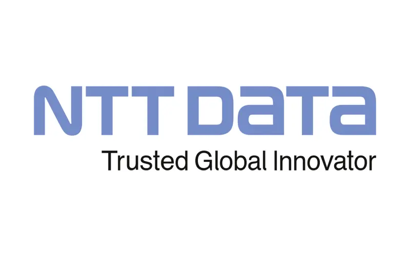 NTT DATA Logo und Referenz
