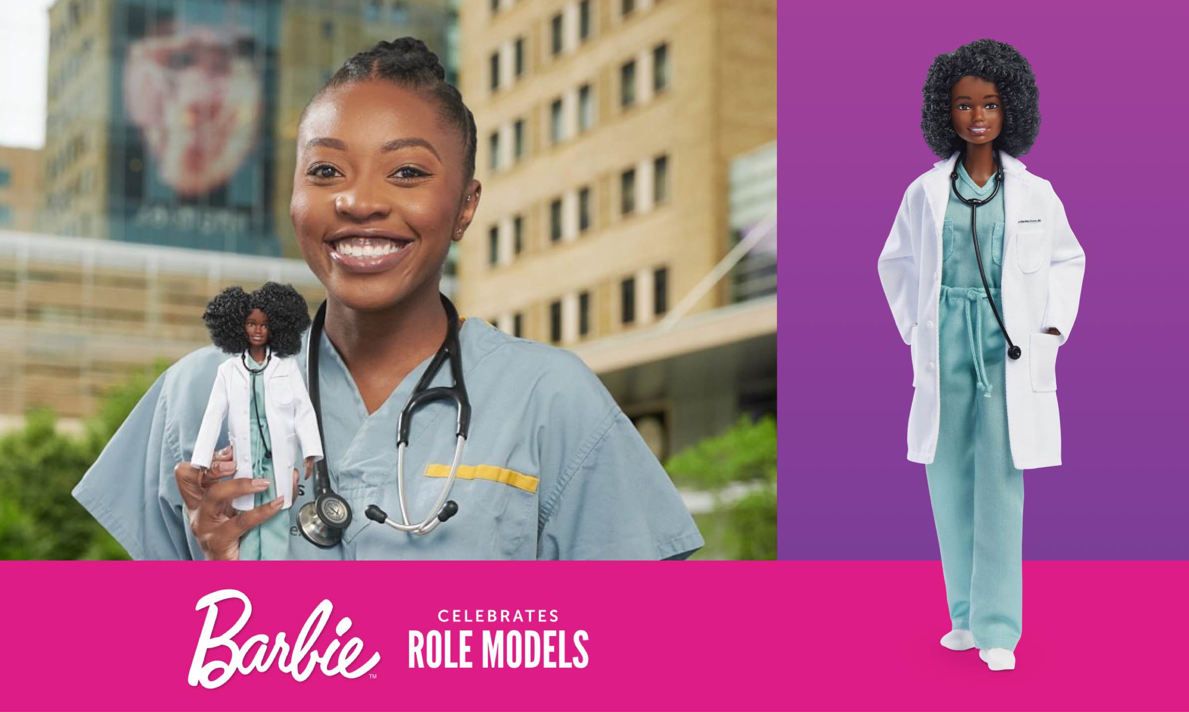 Barbie Role Models Dr. Chika Stacy Oriuwa MD Mattel