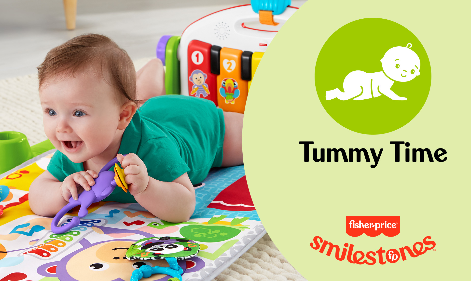 Fisher price tummy best sale time