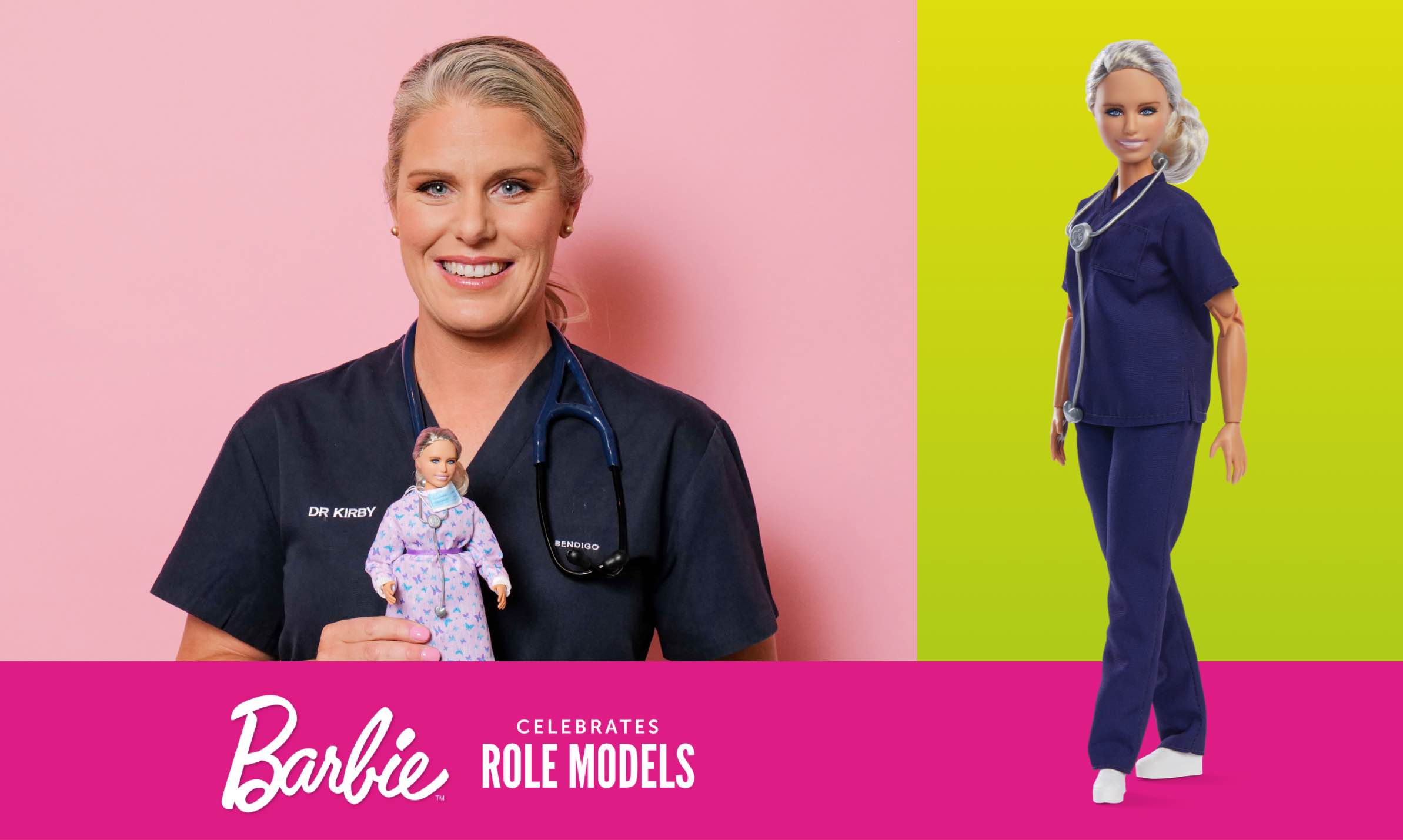 Barbie Role Models Dr. Kirby White Mattel