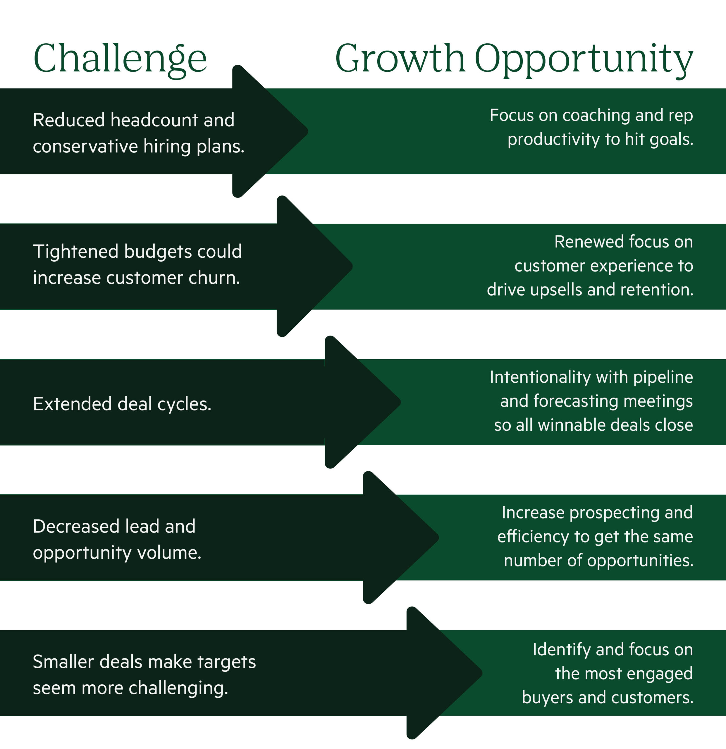 Turning challenges into growth opportunities