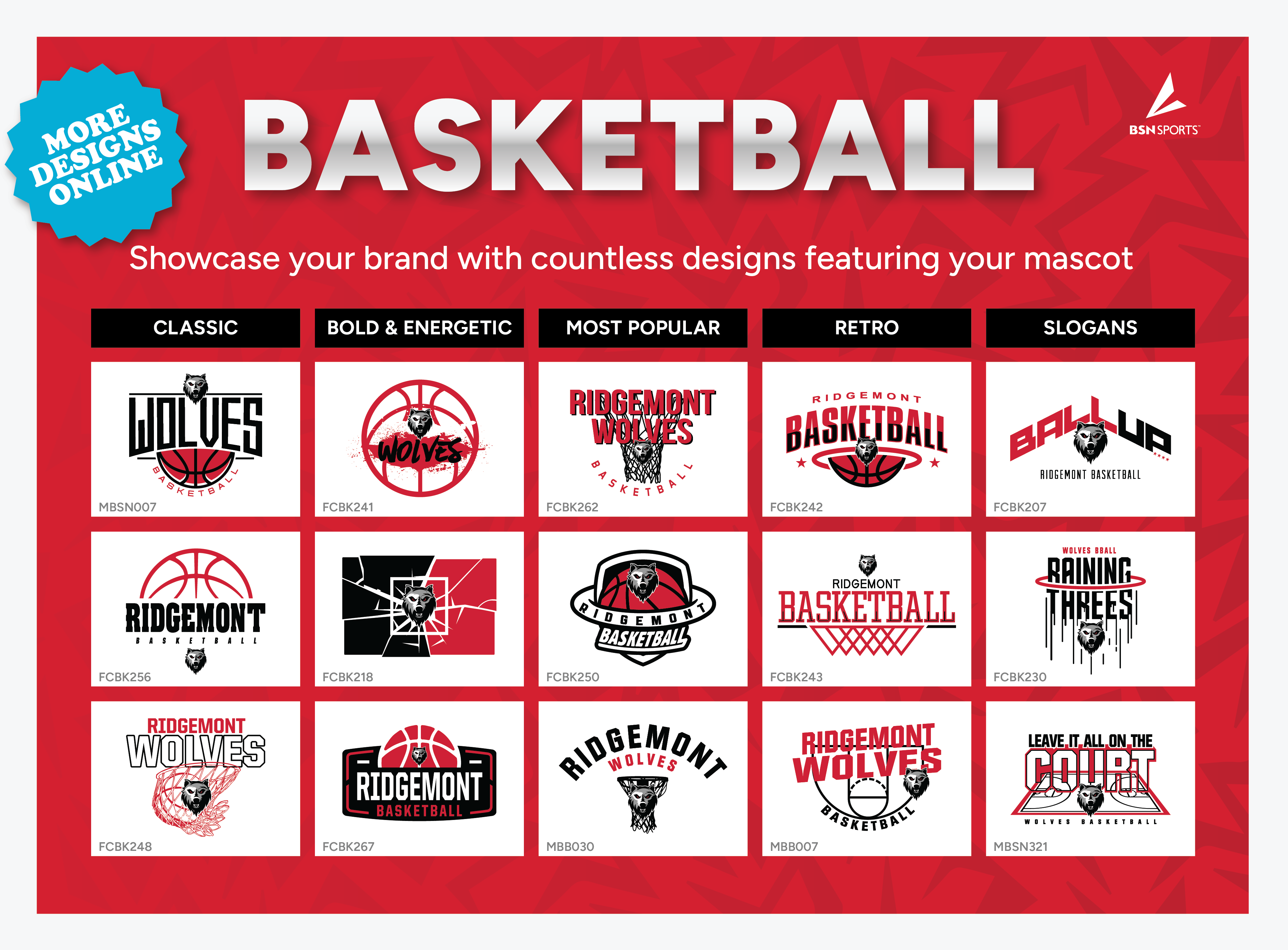 BSN SPORTS Custom Fanwear Shop Basketball Designs