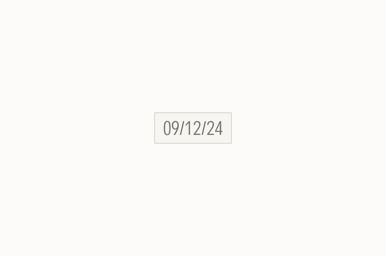 Tag that states - "09/12/24"