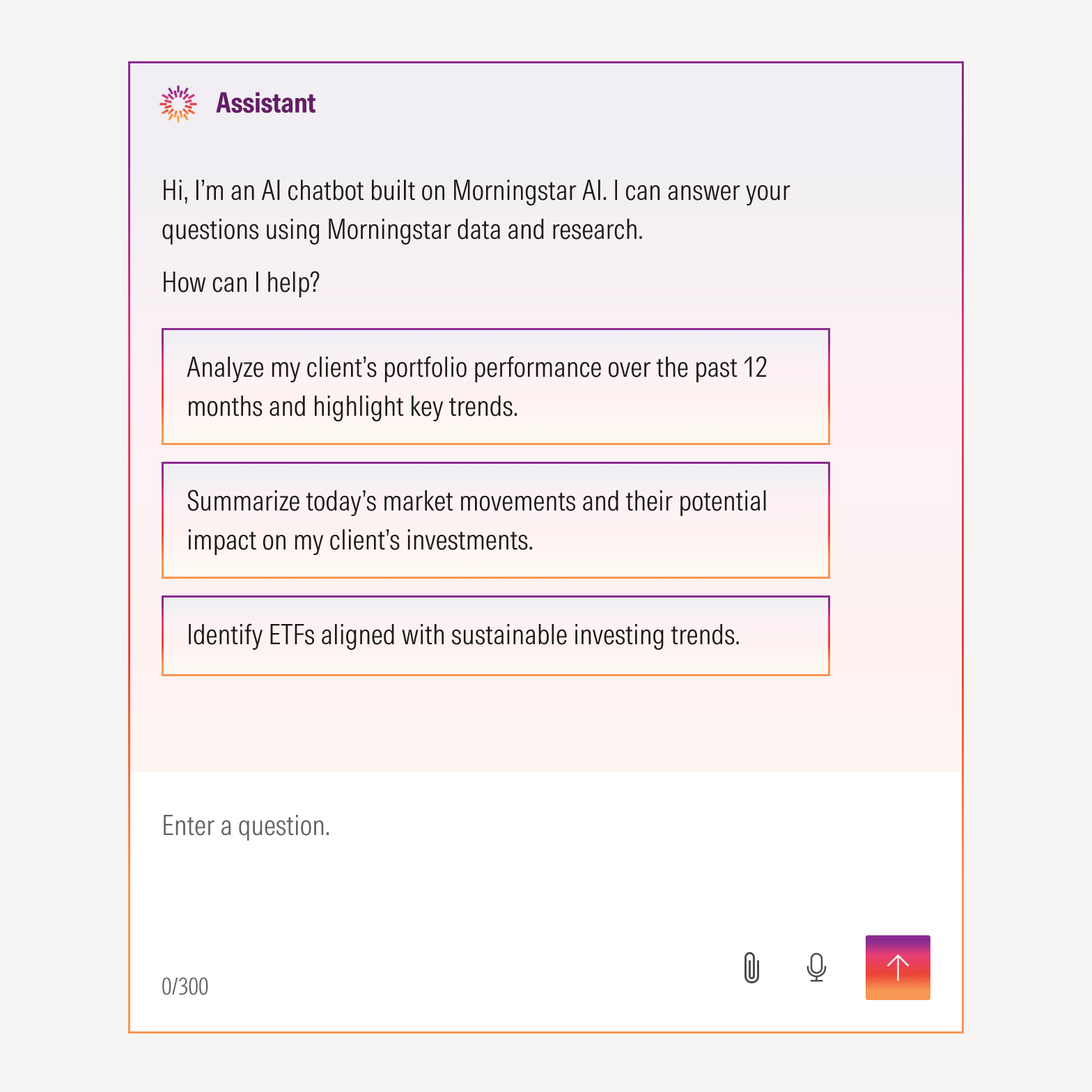 Don’t apply AI styling to every element in a feature or flow, as it can feel distracting and doesn’t further highlight AI’s presence.