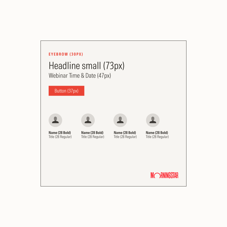 Event or webinar invite card example