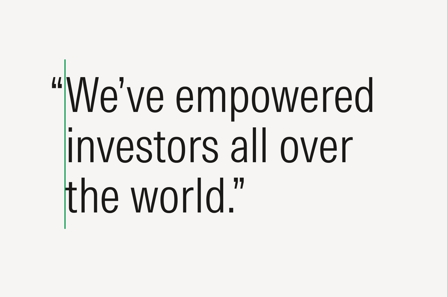 Correct use of punctuation marks and the left margin.