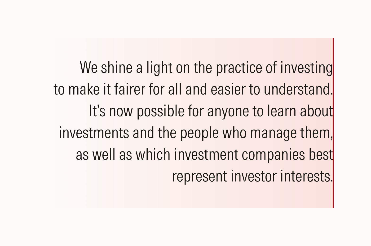 Paragraph text aligned to the right