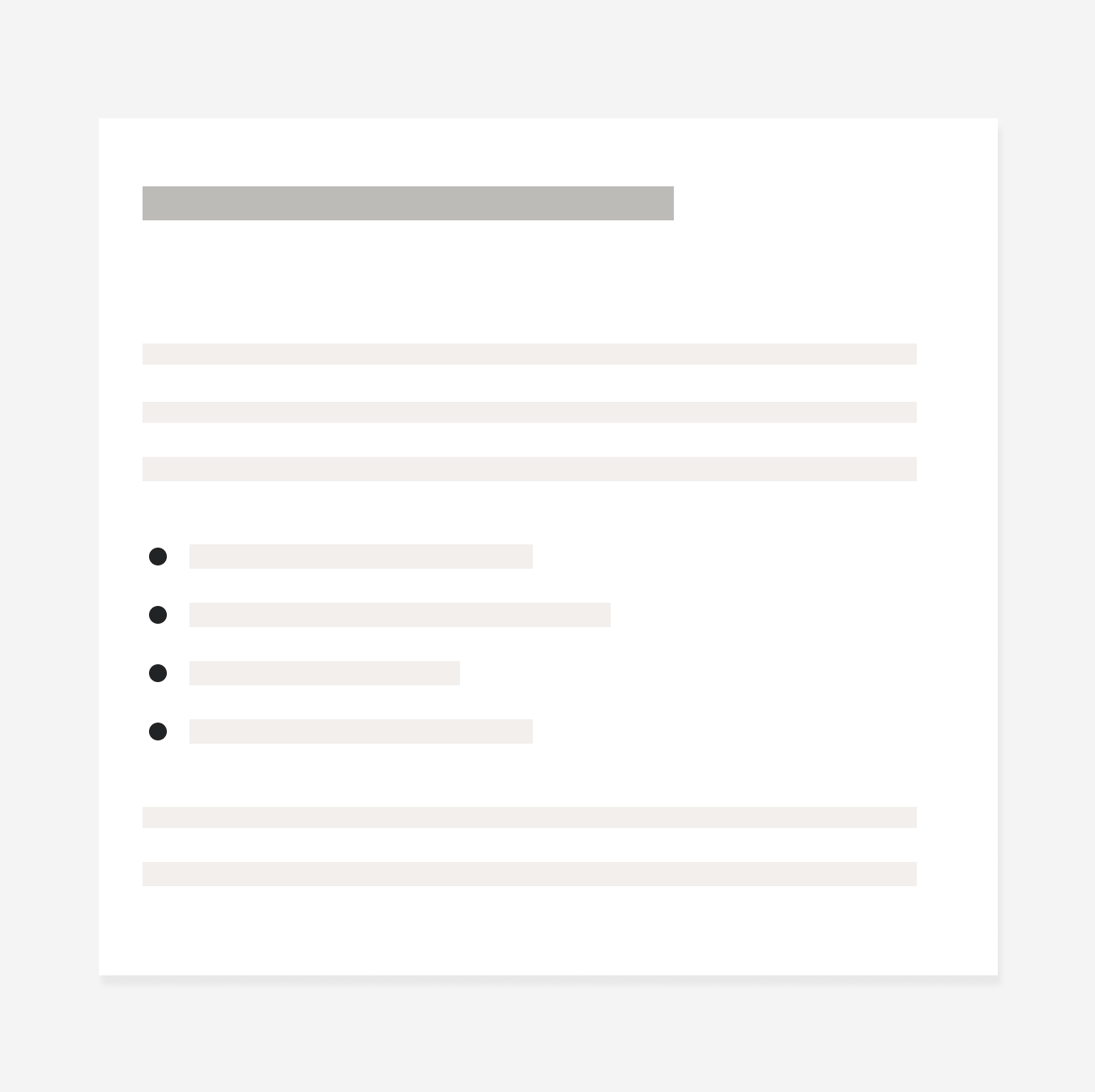List group alignment example 2