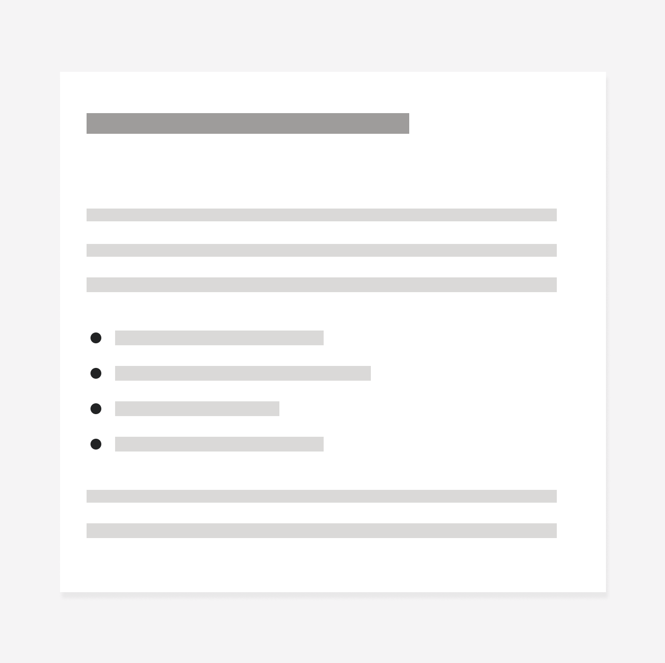 List group alignment example 2