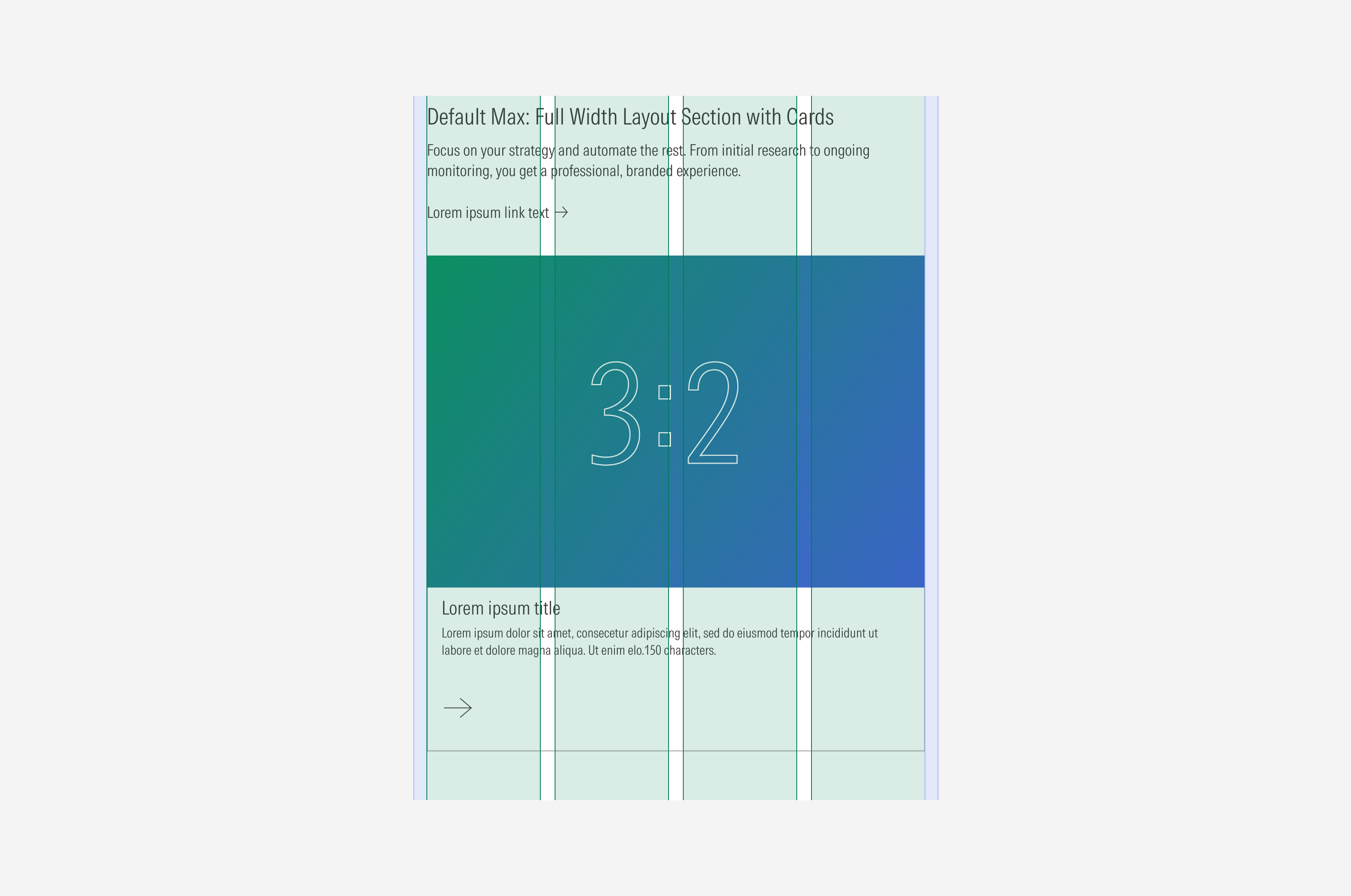 layout section Case 2 Default Max Breakpoint