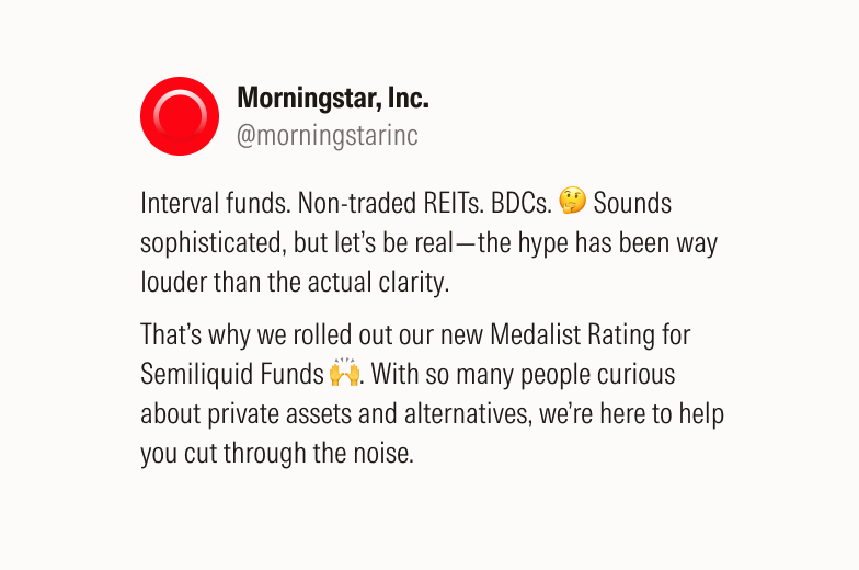 Sample social media post