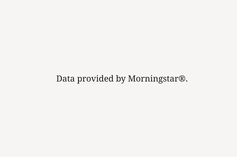 Image of caption including Morningstar credit on outside platform.