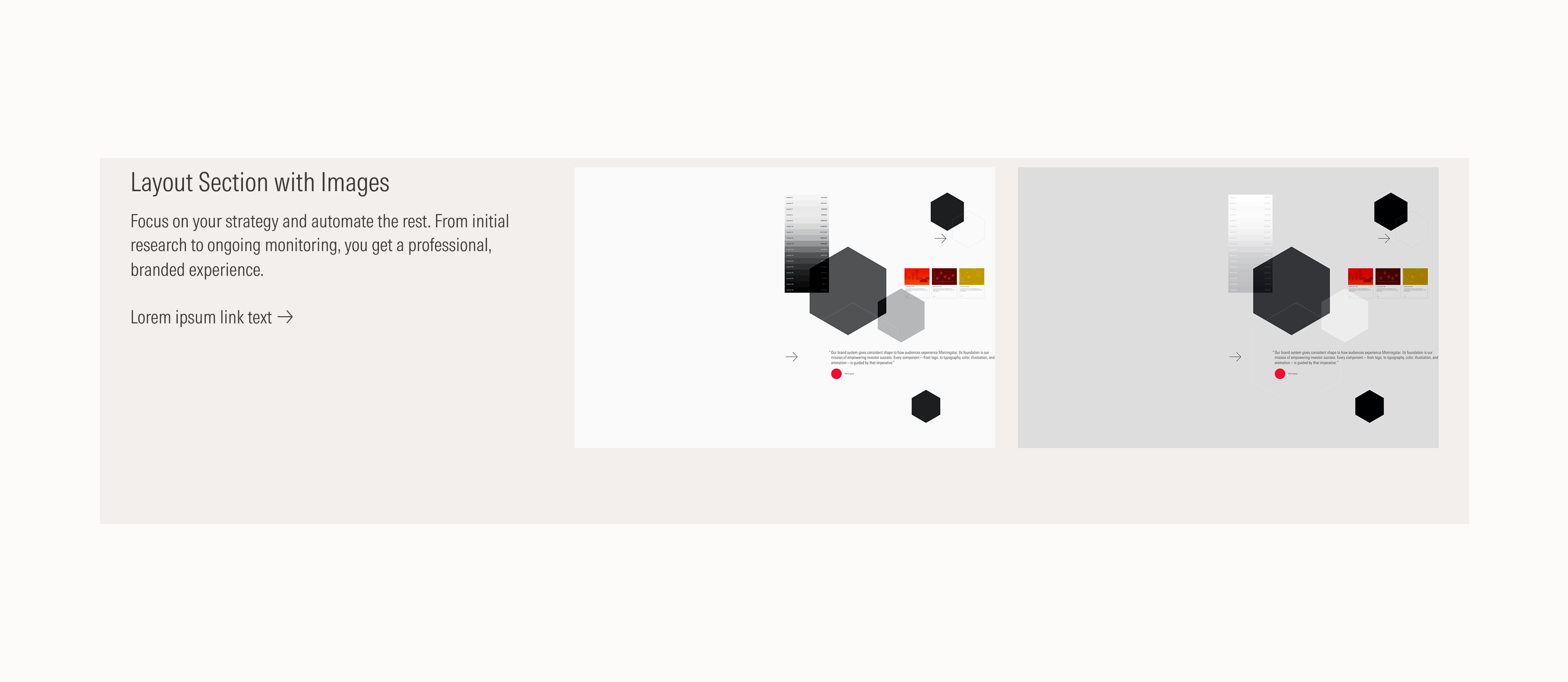 layout section case A on mid theme