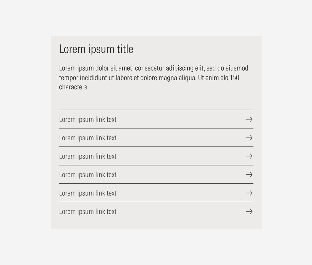 Variant 2 of the list cards