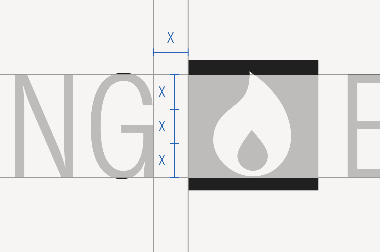 Sector icon with inline text.