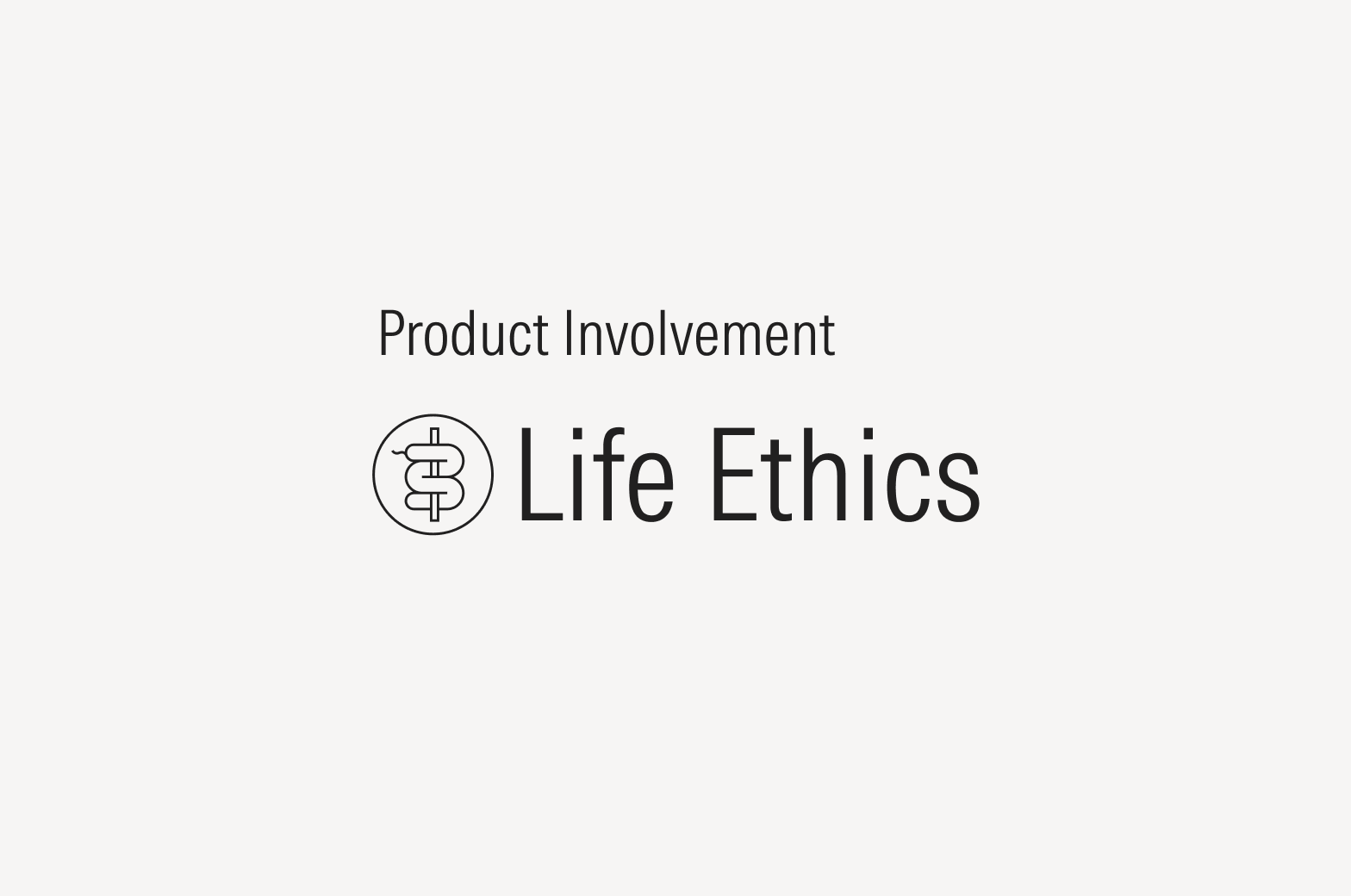 Life Ethics icon beneath text label.