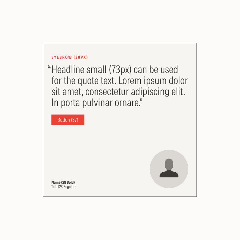 Quote Card example