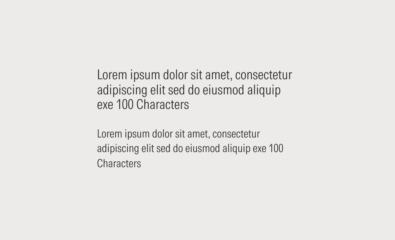 Text block on mid theme