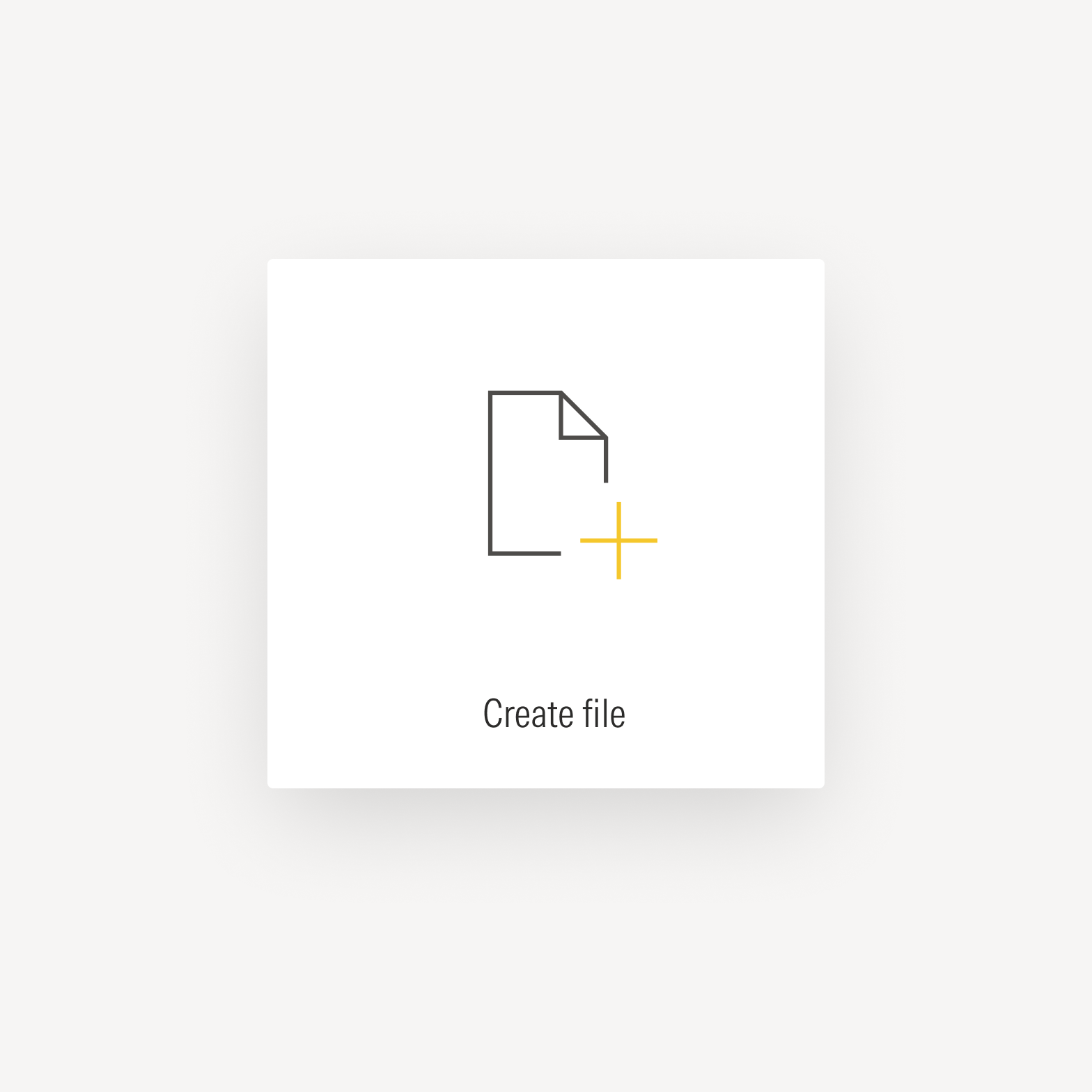 UI icon in user interface tile.