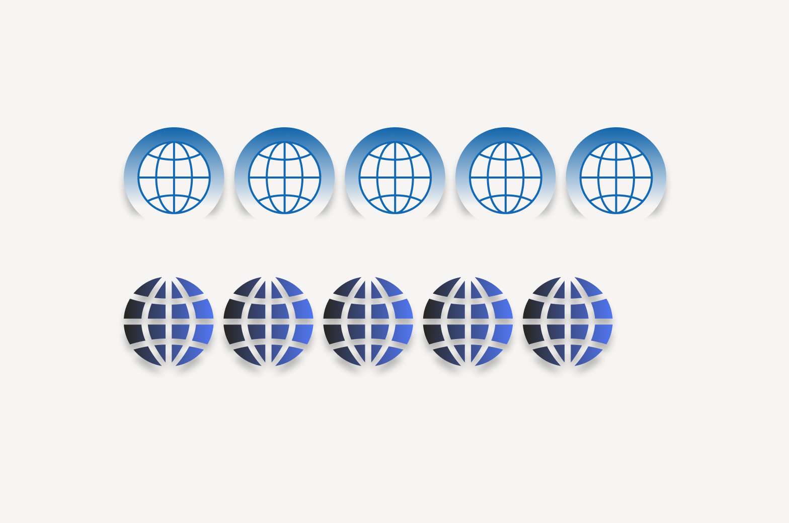 ESG Rating with gradient and drop shadow.