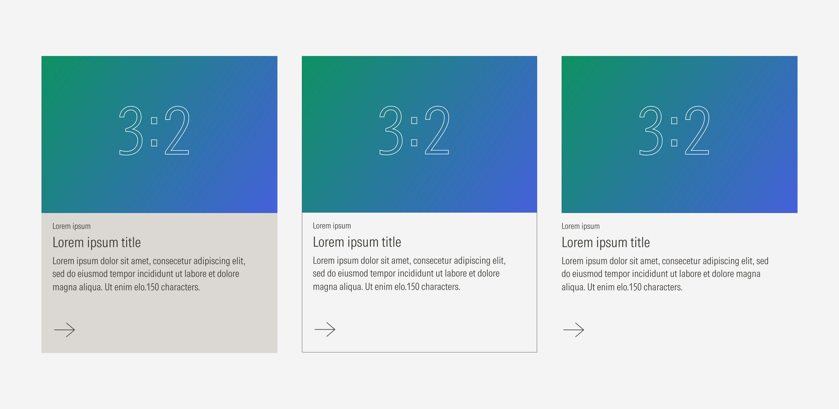 General Cards: Text block and image type