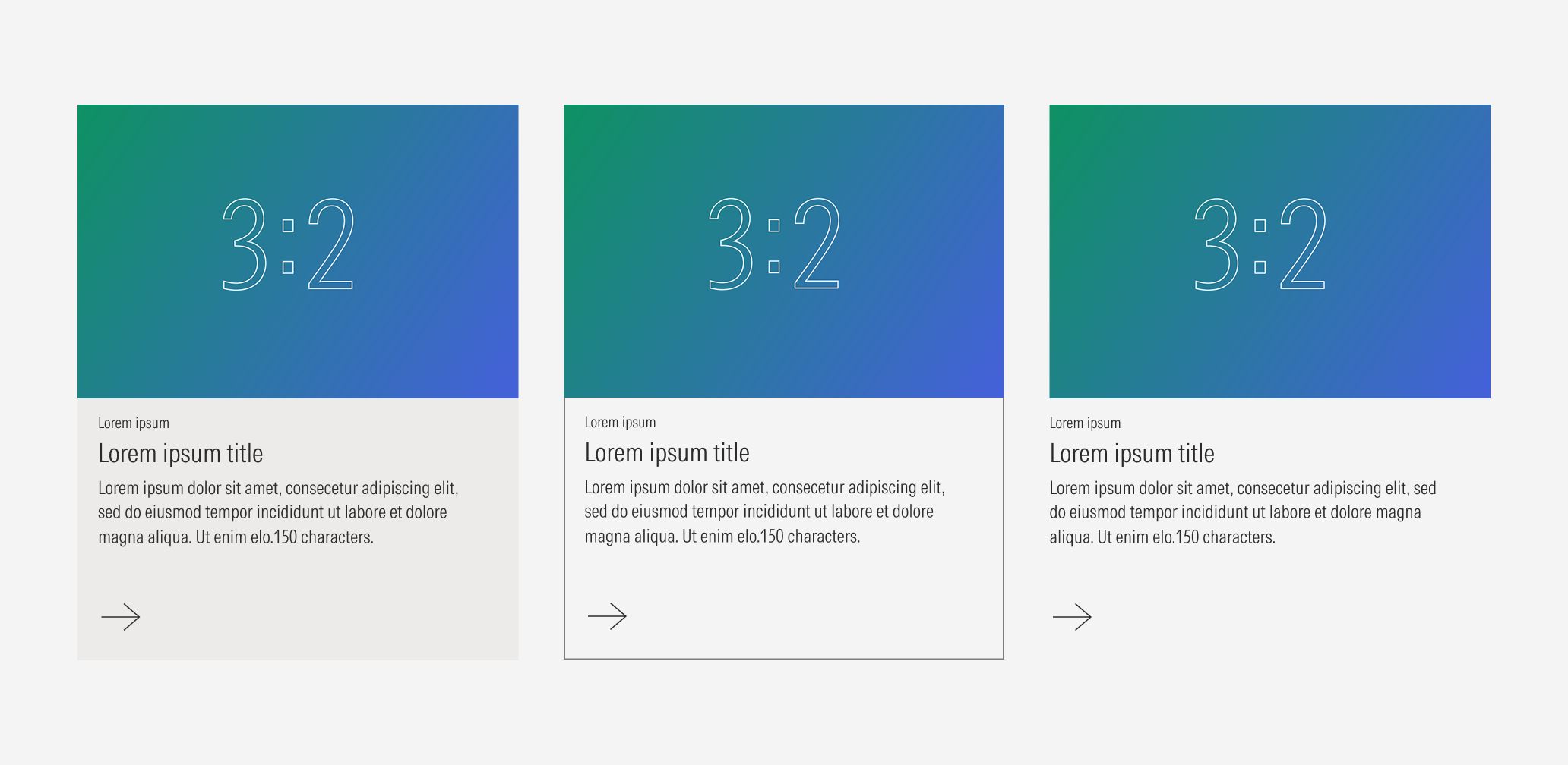 General Cards: Text block and image type