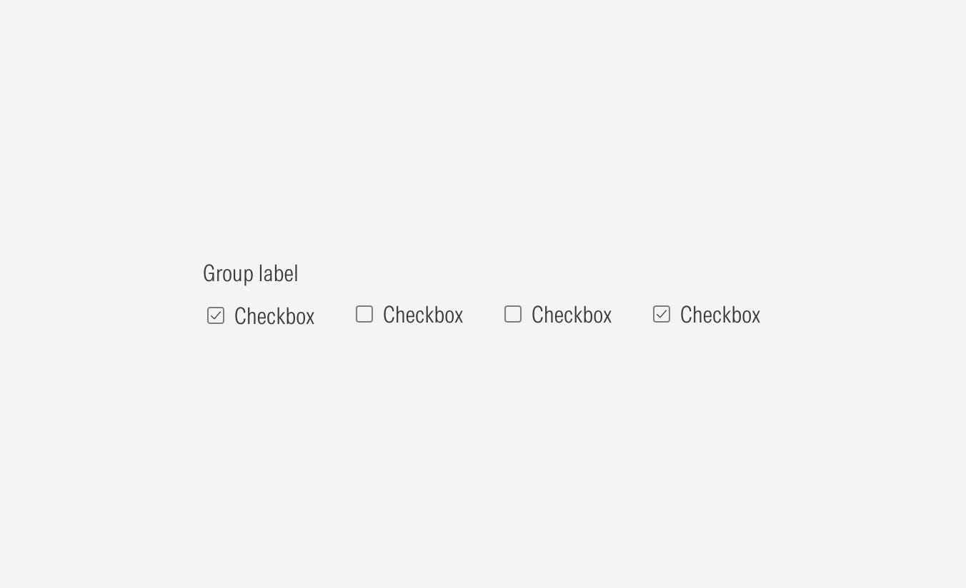 Checkbox container spacing in vertical and horizontal alignment, case 2
