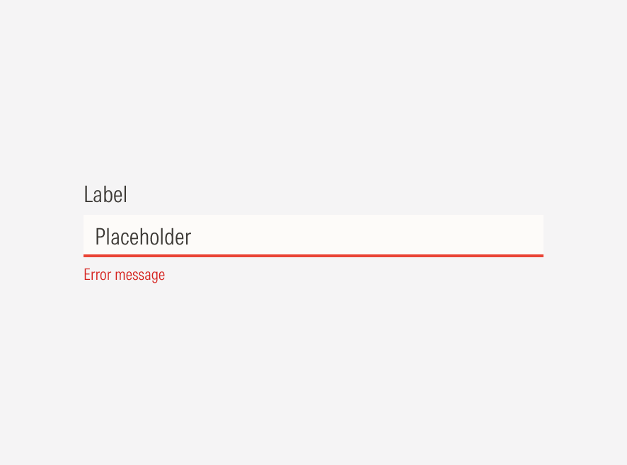 Simple Text Inputs