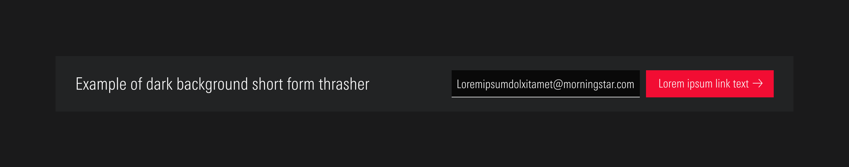 Short thrasher on dark theme