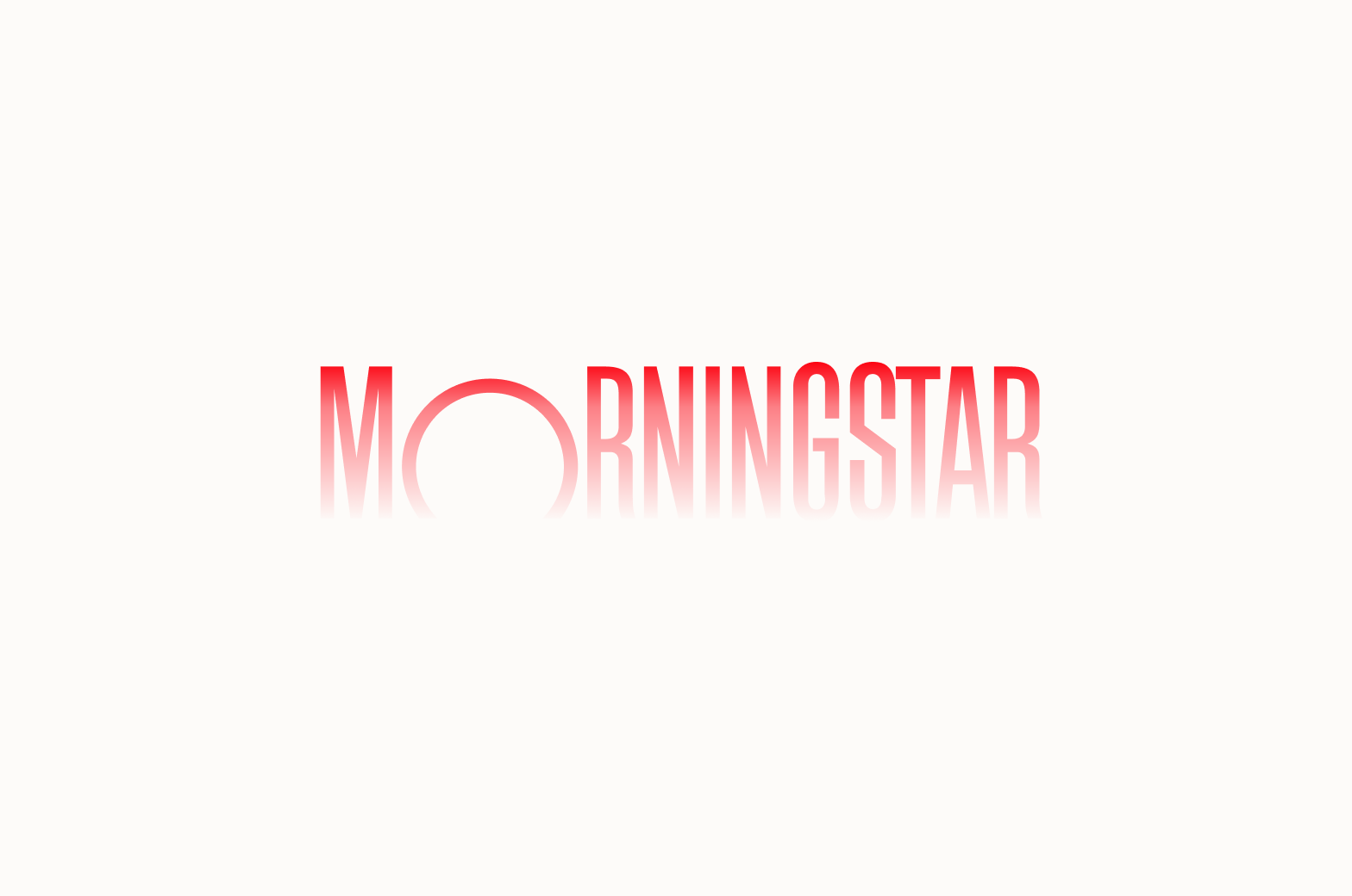 Logotype with gradient color effect applied.