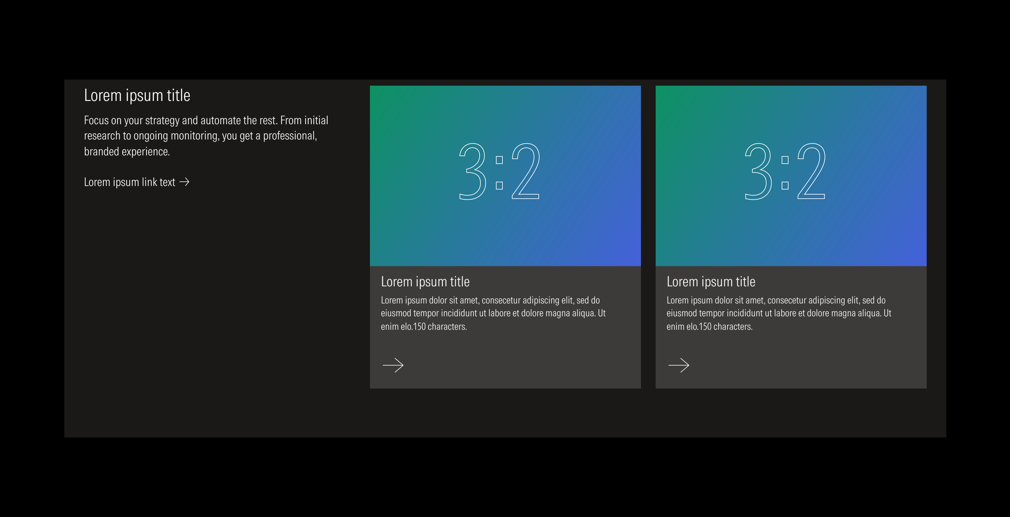 layout section case C on dark theme