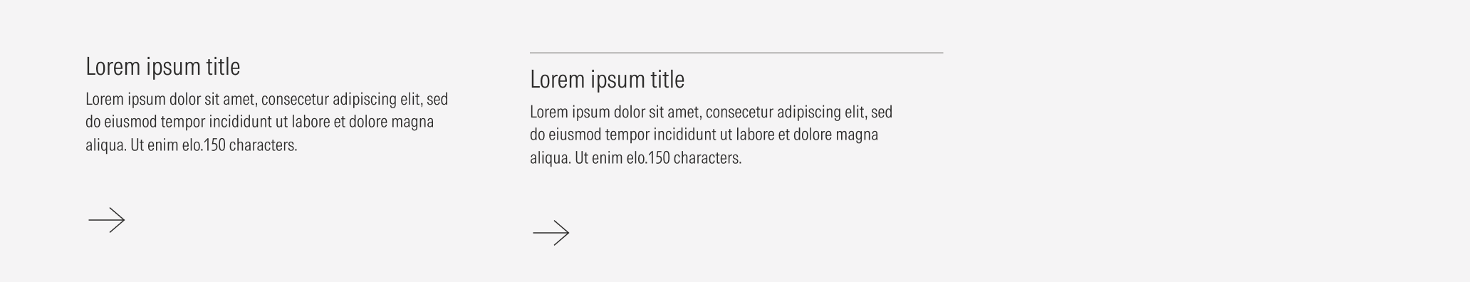 Geral Card: Blurb Type