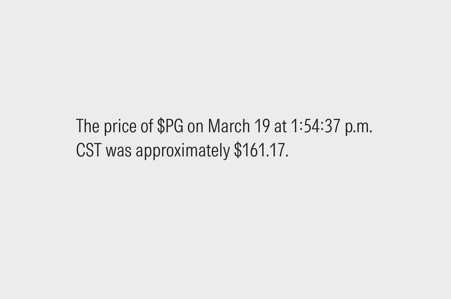 Text that states - "The portfolio has returned 5% in the last 30 days, outperforming the benchmark index during this period."
