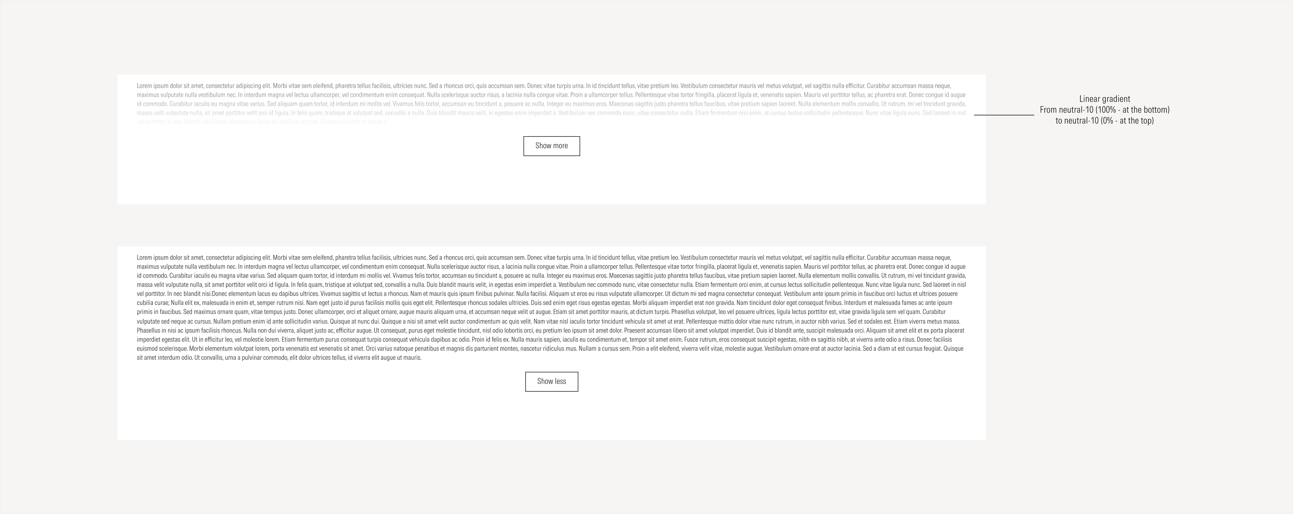 Light theme for the long disclosure