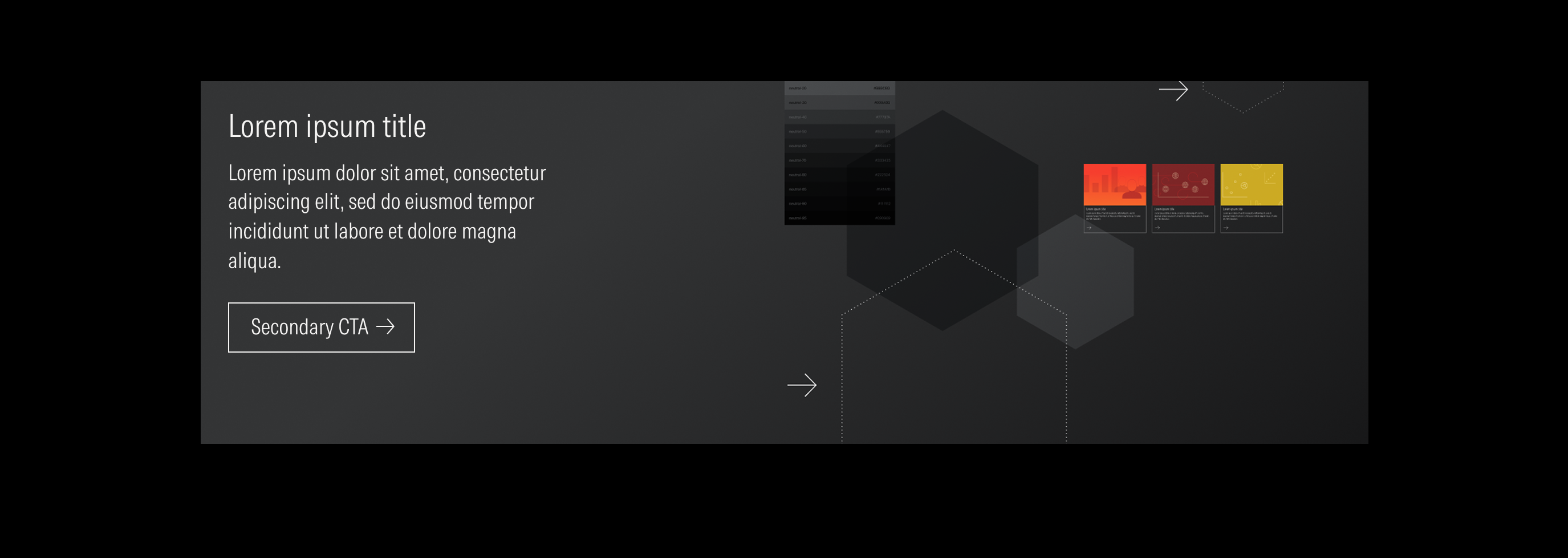 Shows the dark theme for the background image promotion section