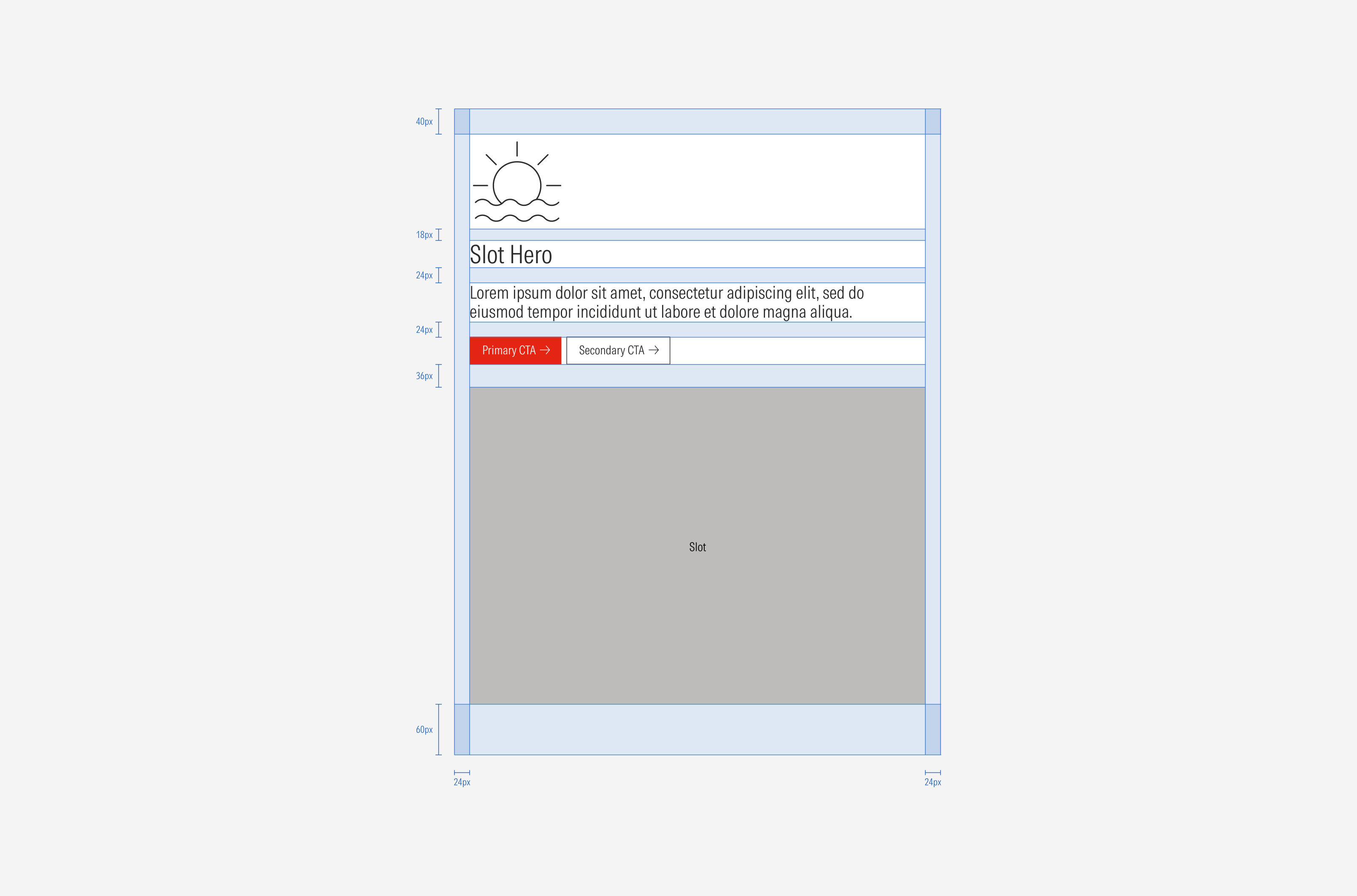 Spacing on Slot Hero: SM