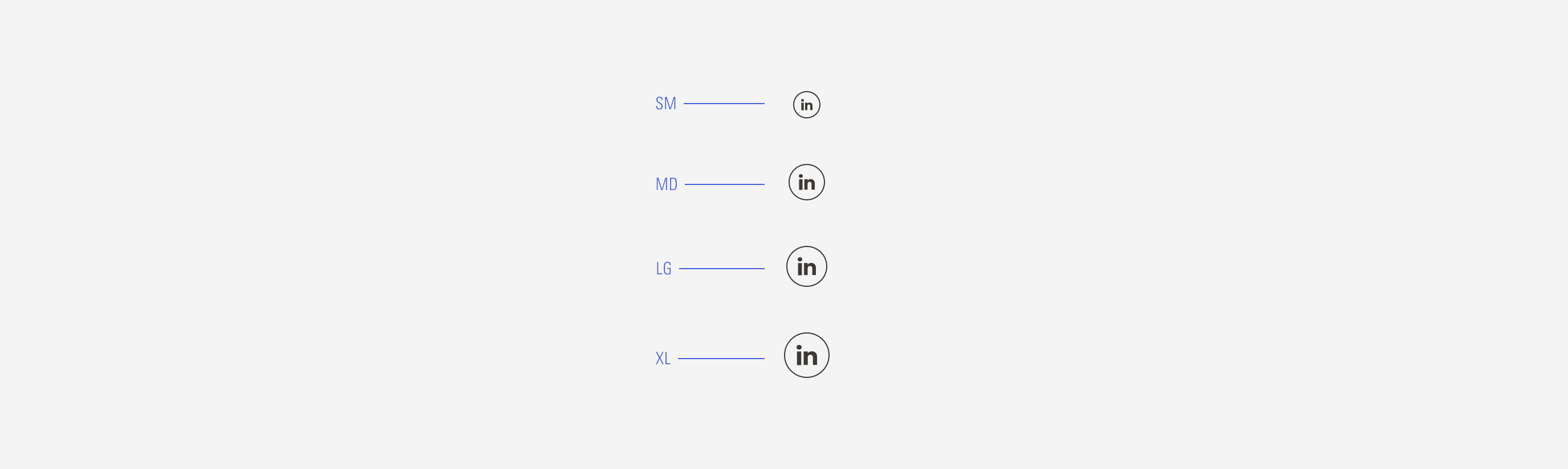 Social Buttons possible sizes