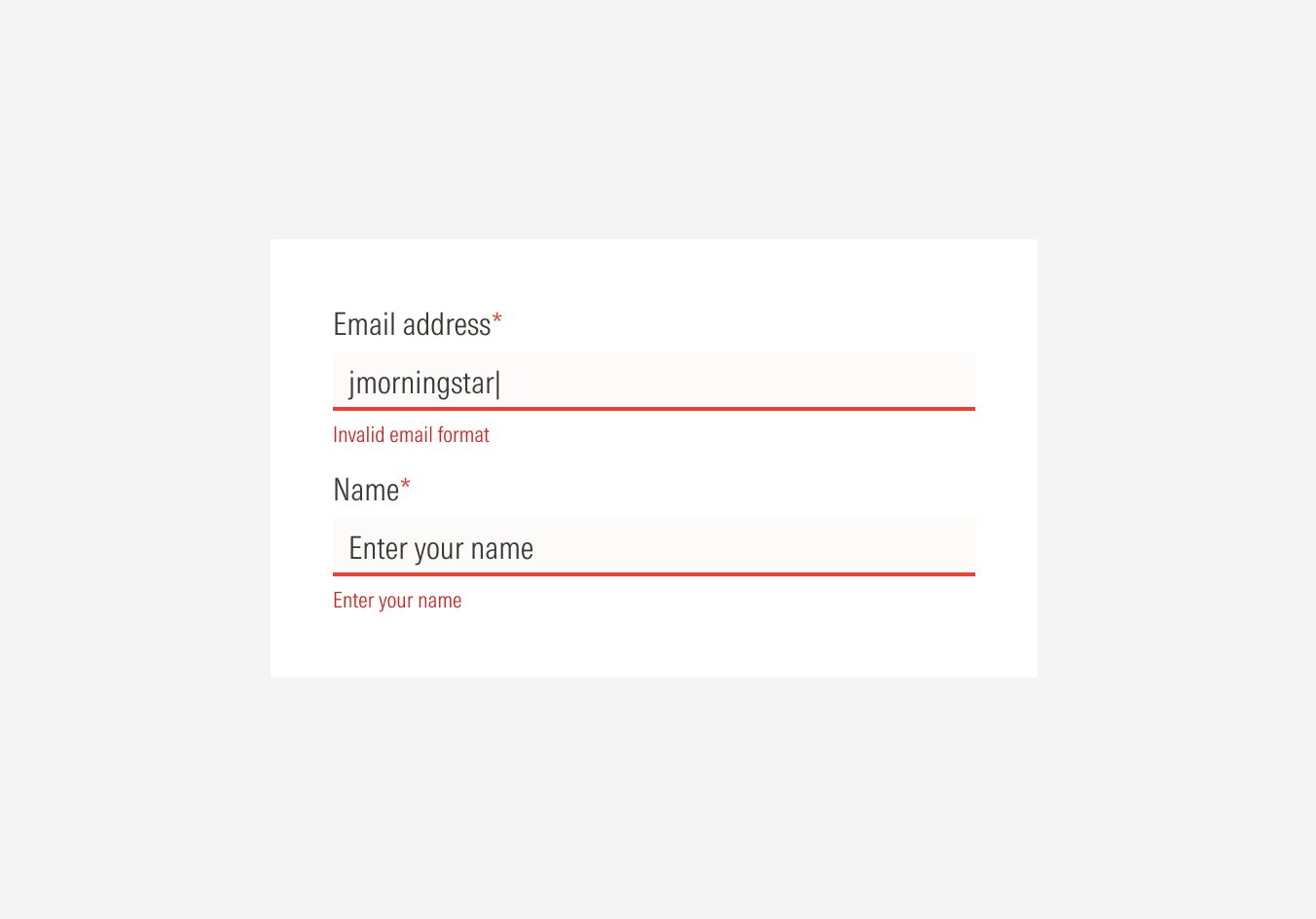 How not to validate fields after the validation is complete