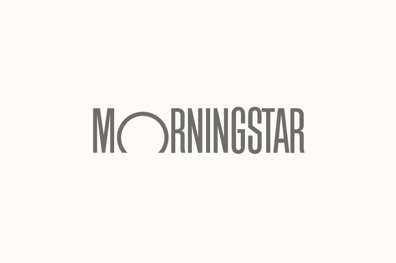 Dark logotype on light background.