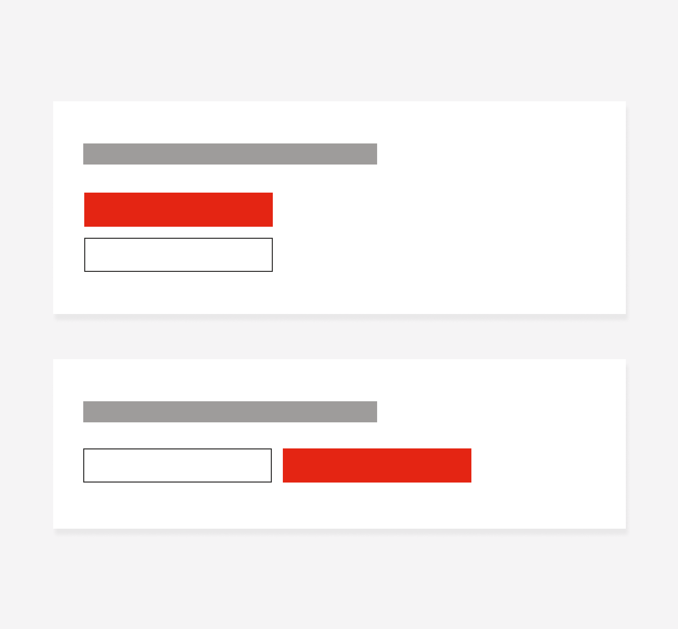 Incorrect alignments for the cta within the thrasher component