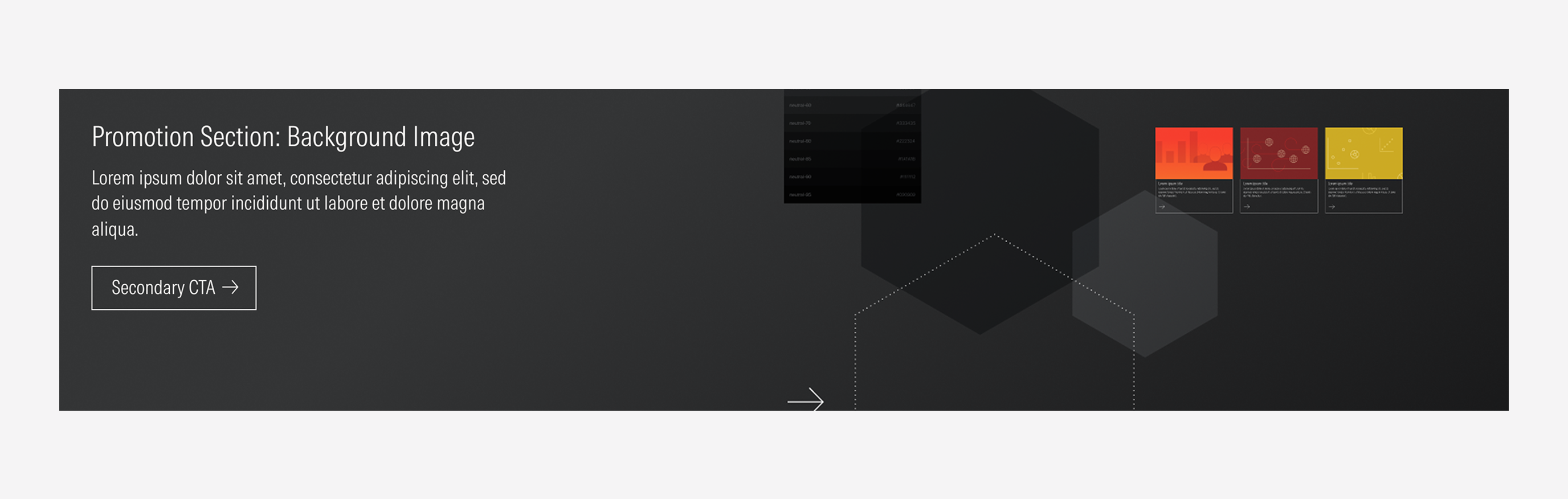 Example of the background image component type