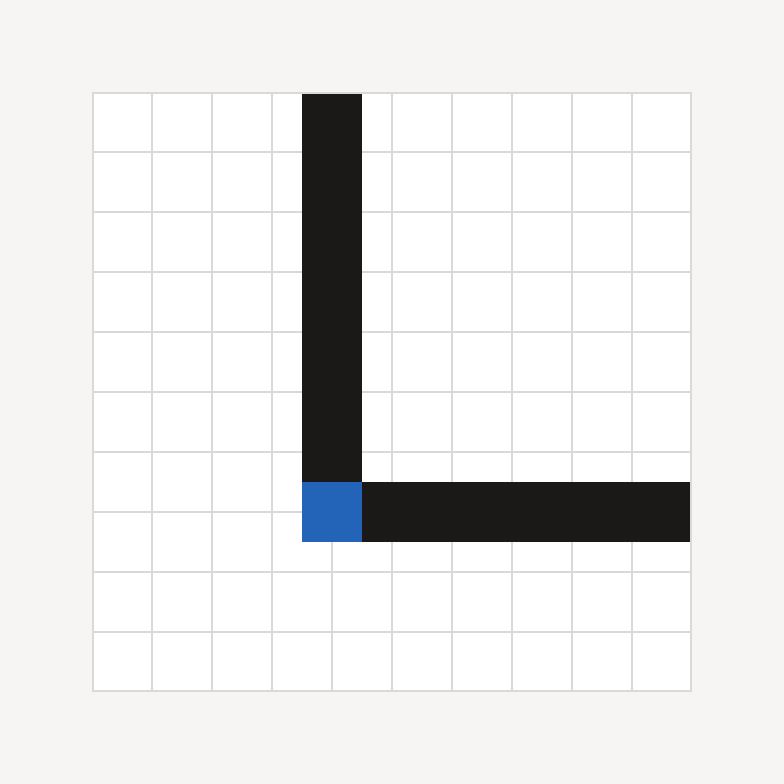 Stroke with miter join corner.