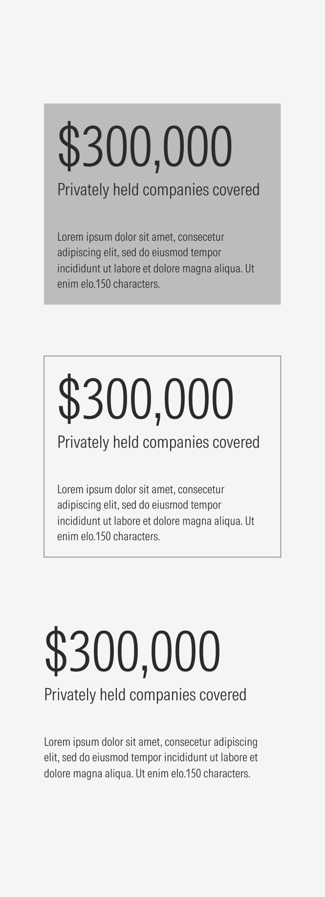 Single stat card on mid theme