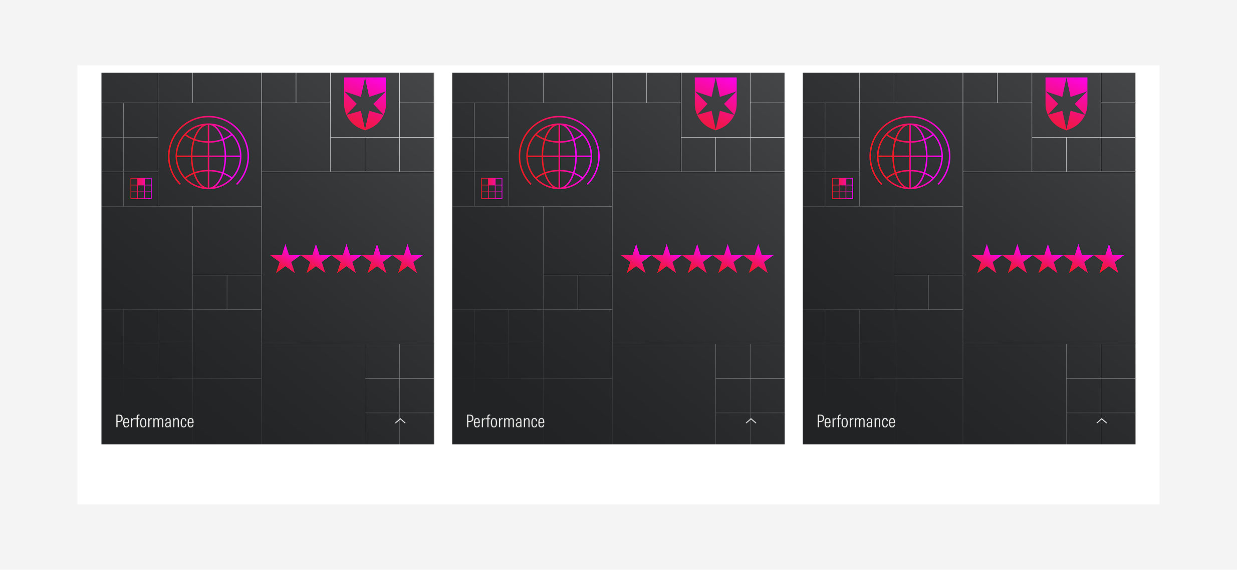 Flexible height of animated cards