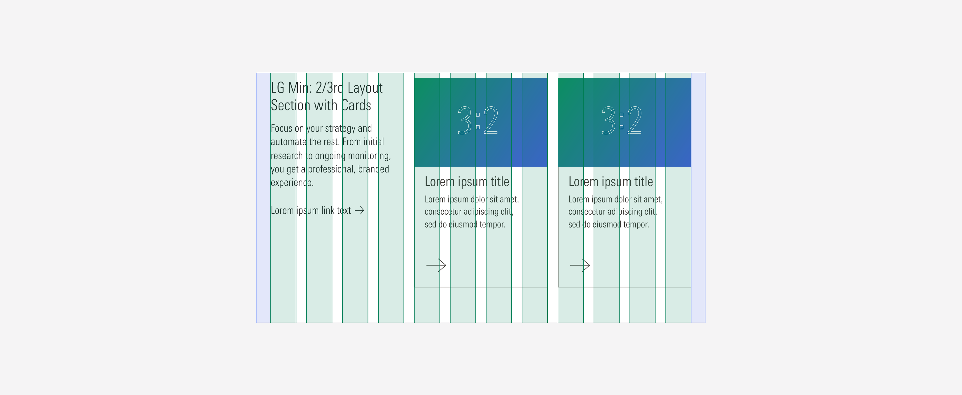 layout section Case 1 LG Min Breakpoint