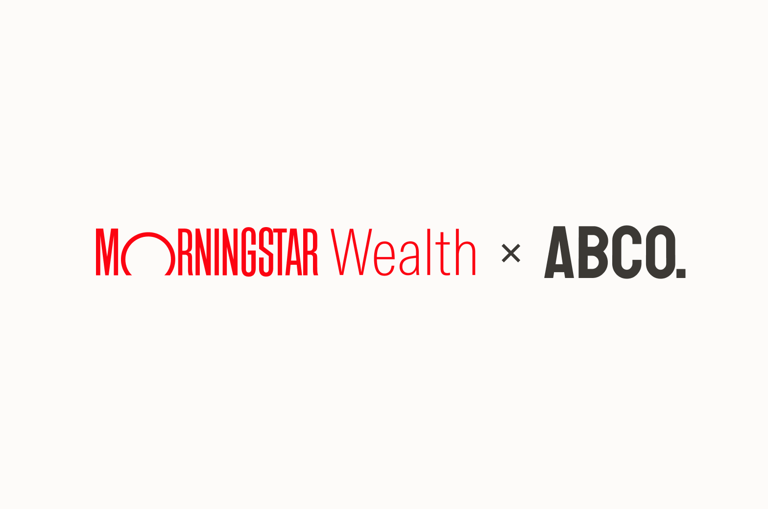 Lockup and third-party logo combined with multiplication sign