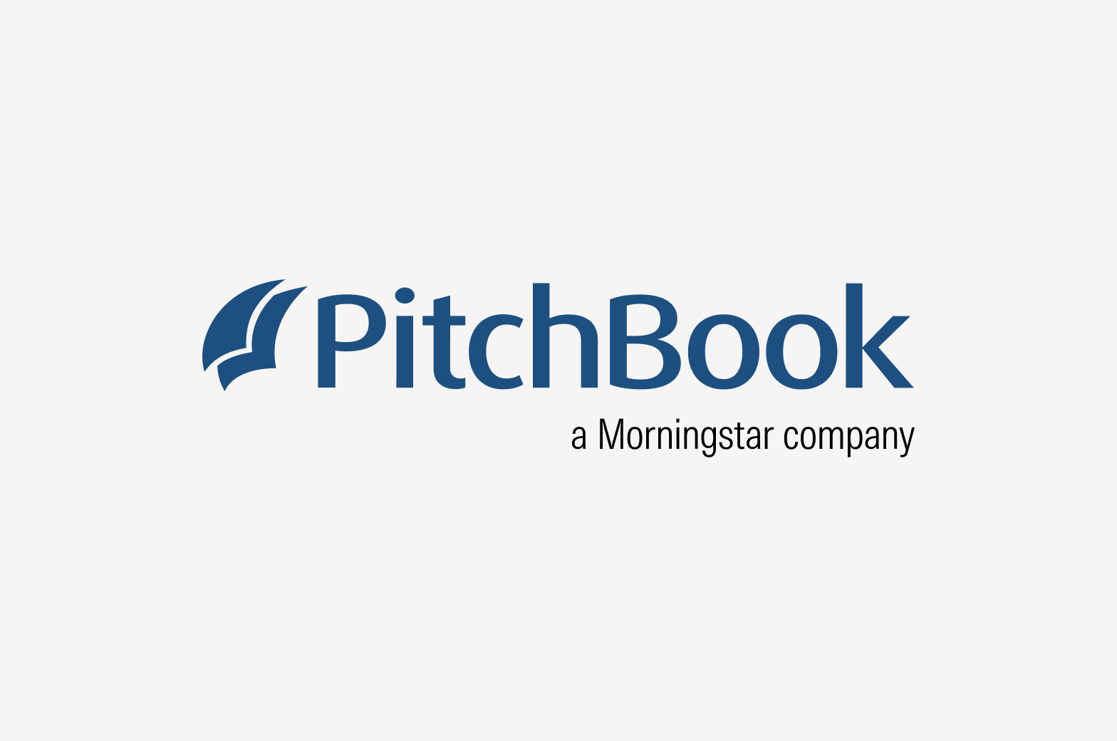 The PitchBook, a Morningstar company brand logo