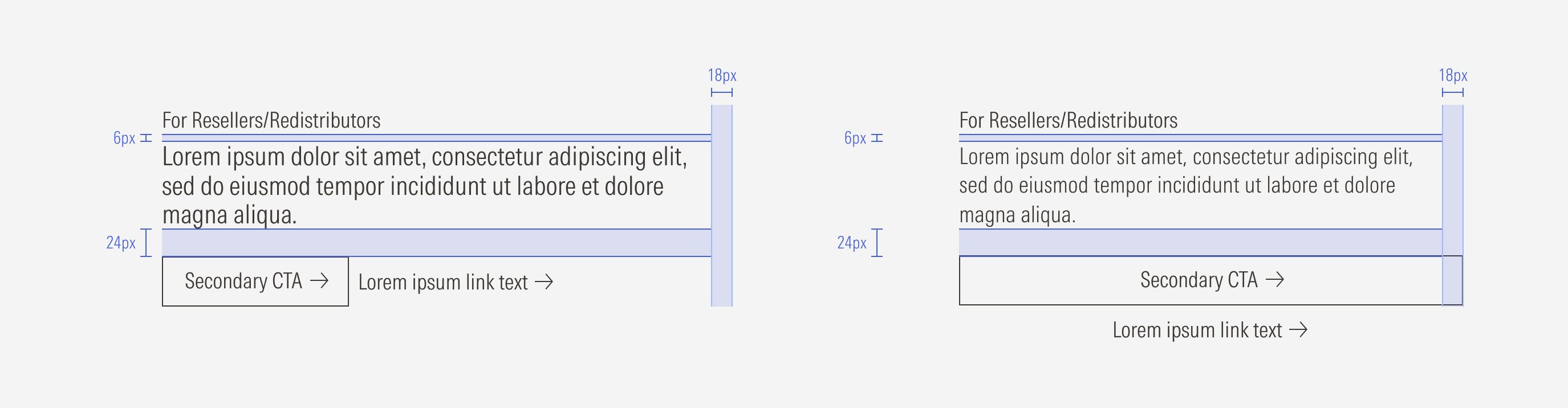 Spacing for the Block 2 text block