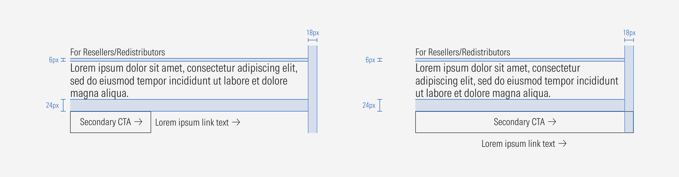 Spacing for the Block 2 text block