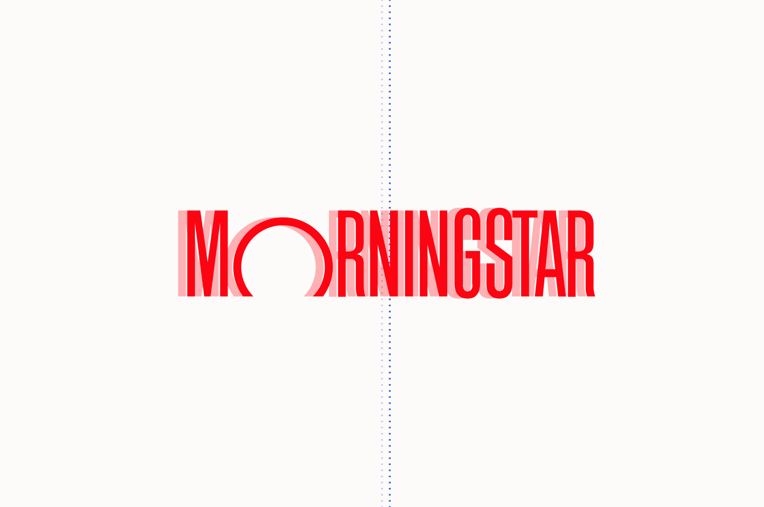 Logotype optically centered.
